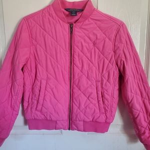 Polo pink girl jacket